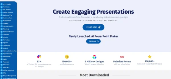 Slidegeeks-webscreenshot