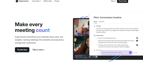 Supernormal_webscreenshot